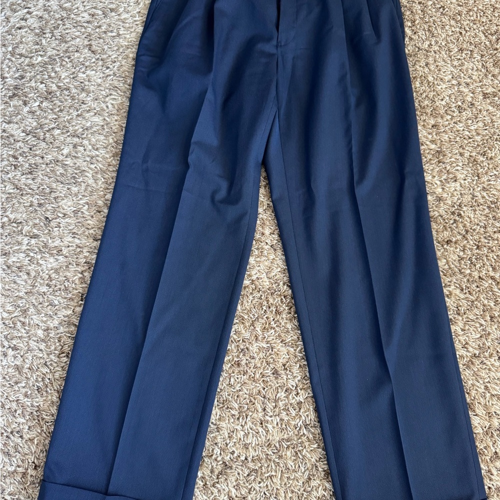 Ralph Lauren Classic Navy Dress Pants nwot